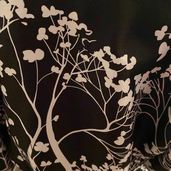 Dressbarn 3X  jacket / button down shirt/ blazer black and white - Picture 7 of 13